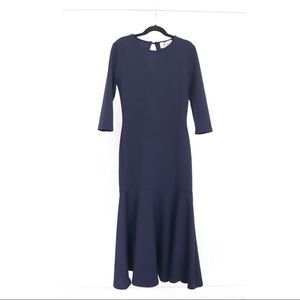 Club L Kick Flare Scuba Crepe Dress